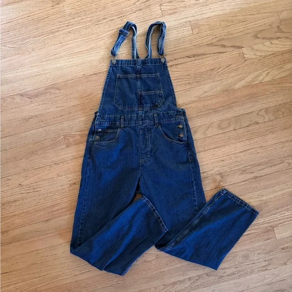We The Free Free People Ziggy Blue Jean Overalls - Picture 3 of 6
